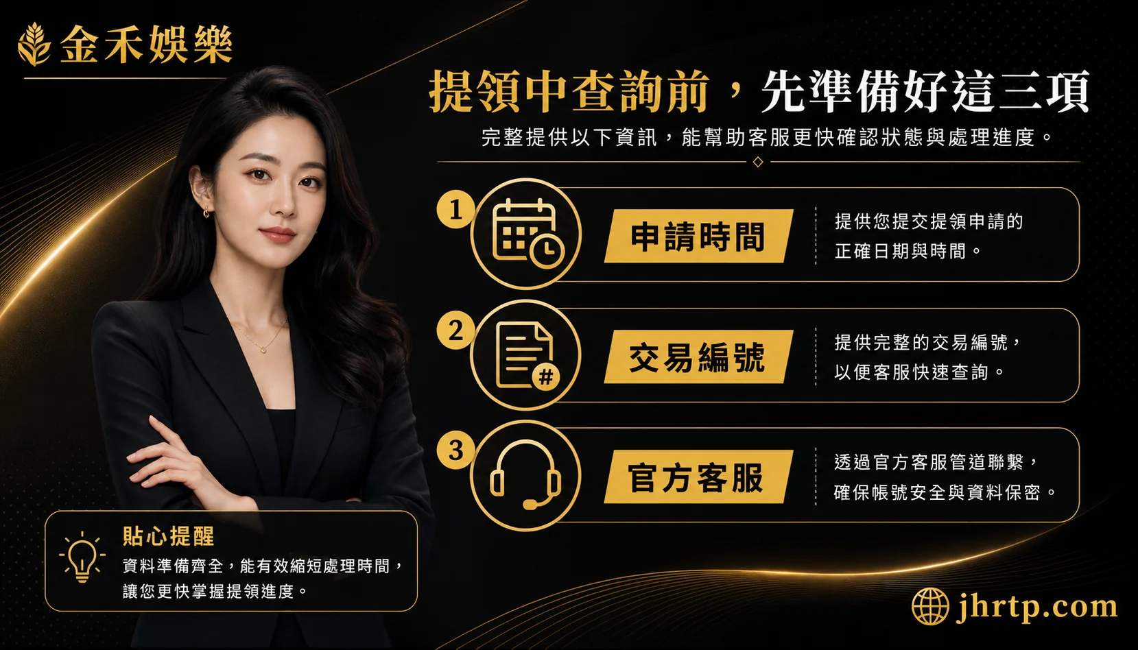 提款待處理的資訊準備清單資訊圖